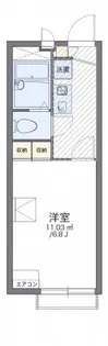 レオパレス小柳町III【2階】の間取り