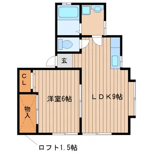 グレートハウス【2階】の間取り