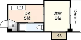 玉井ビル【3階】の間取り