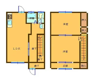 群馬県伊勢崎市安堀町【一戸建】の間取り