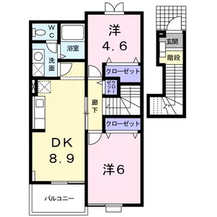 ワイフラットA・Bの間取り
