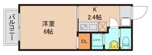 ハイツロオジェ【2階】の間取り