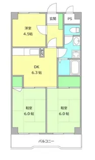 ゼファー銀座【9階】の間取り
