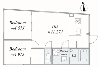 trias313【1階】の間取り