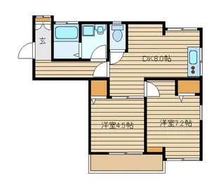 東京都板橋区双葉町【アパート】の間取り