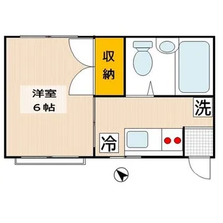 サンルーフ幕張【2階】の間取り