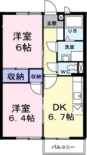 香川県三豊市高瀬町下勝間【アパート】の間取り