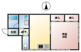 メゾンアート【2階】の間取り