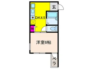 グレース城北【1階】の間取り