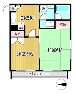 東京都渋谷区本町5【マンション】の間取り