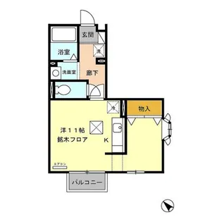 Live・Townとよだ C【1階】の間取り