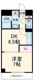 サンパレス市川【1階】の間取り