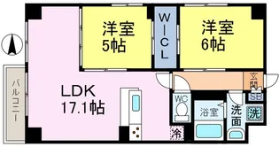 ラプリマグランデ【4階】の間取り