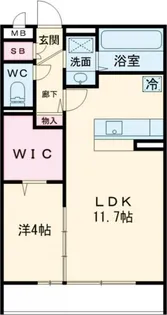 ソレイユ【3階】の間取り