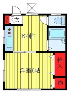 東京都北区滝野川7【アパート】の間取り