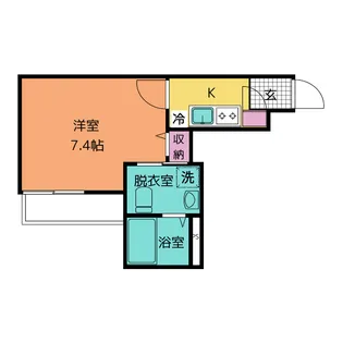 グランジュテ追浜パークテラス【1階】の間取り