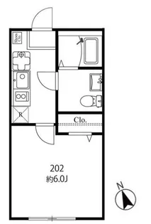 カーサフェリーチェ上星川【2階】の間取り