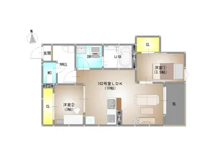 仮称)REGALEST 青江VI【1階】の間取り