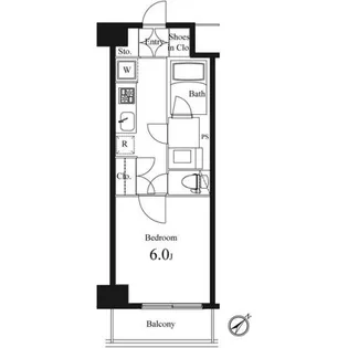 東京都文京区水道1【マンション】の間取り