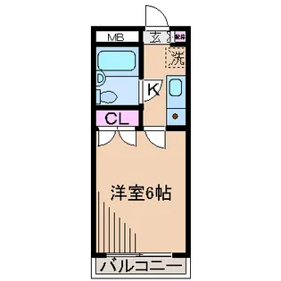 神奈川県川崎市中原区木月住吉町【マンション】の間取り