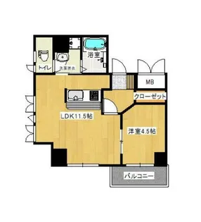 青葉勾当台ビル【3階】の間取り