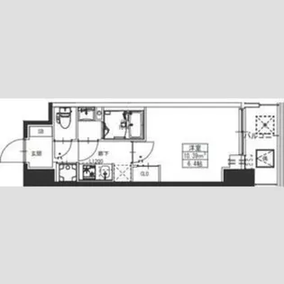 S-RESIDENCE堺湊駅前azure【13階】の間取り