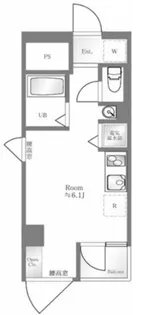 グローリア駒込【4階】の間取り