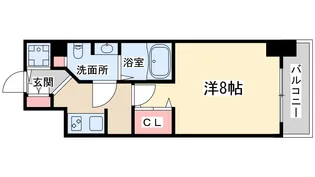 エスライズ梅田北【13階】の間取り