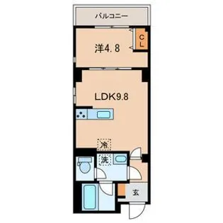 (仮称)墨田区亀沢3丁目計画【2階】の間取り