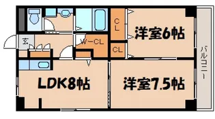 グランソレイユII【3階】の間取り