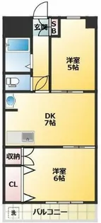 マロンクレール【3階】の間取り