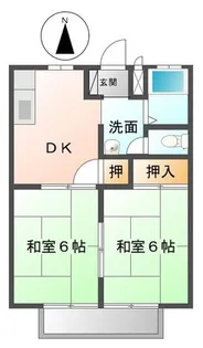 サンライフ マエダ A【2階】の間取り