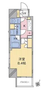 MODIER HATAGAYA【11階】の間取り