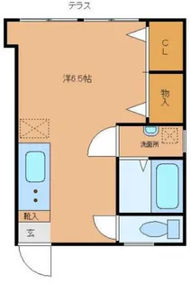 ラスティエ【1階】の間取り