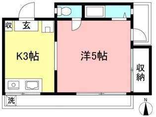 ブライトコーポ【3階】の間取り