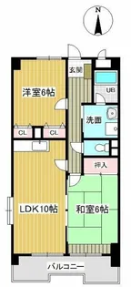 埼玉県所沢市小手指町3【マンション】の間取り