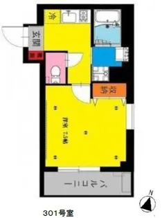 b CASA Higashimonzen【3階】の間取り