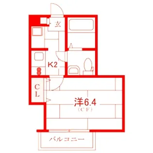 シャルムカーサ【2階】の間取り
