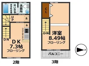 東京都世田谷区上北沢4【アパート】の間取り