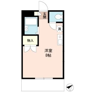 1Rの間取り画像