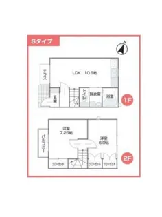 千葉県市川市南大野2【一戸建】の間取り