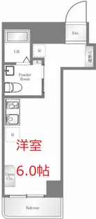 東京都品川区西五反田5【マンション】の間取り