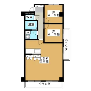 エスポア桑名【3階】の間取り