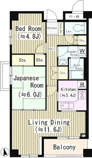 コンフォール上祖師谷【3階】の間取り