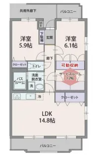 シレンシオ ベルデ【1階】の間取り