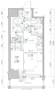 東京都台東区竜泉3【マンション】の間取り