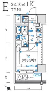 レグゼ 横濱関内【1階】の間取り