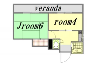 広島県広島市中区舟入南2【マンション】の間取り