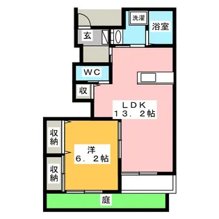 オリーヴ【1階】の間取り