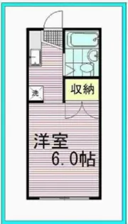 平山第一コーポ【1階】の間取り